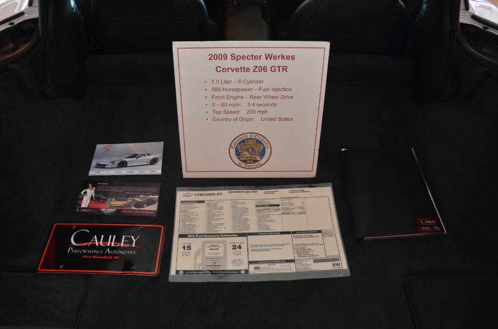 Used 2009 Chevrolet Corvette GTR Used 2009 Chevrolet Corvette GTR for sale Sold at Cauley Ferrari in West Bloomfield MI 45