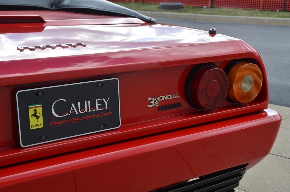 Used 1988 Ferrari Modial 3.2 Cabriolet Used 1988 Ferrari Modial 3.2 Cabriolet for sale Sold at Cauley Ferrari in West Bloomfield MI 16