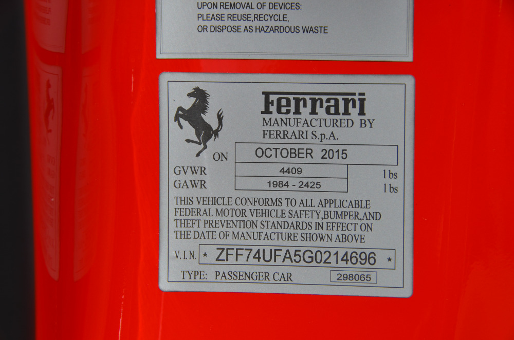 Used 2016 Ferrari F12berlinetta Used 2016 Ferrari F12berlinetta for sale Sold at Cauley Ferrari in West Bloomfield MI 83