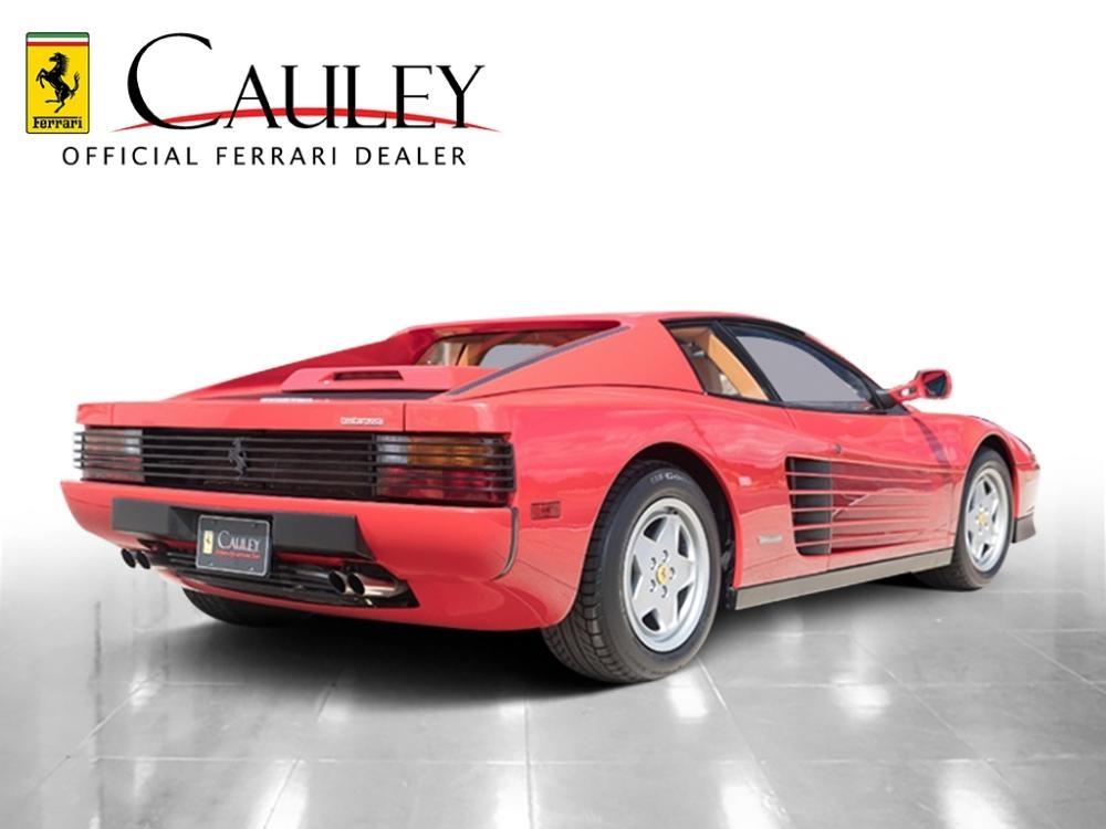 Used 1990 Ferrari Testarossa Used 1990 Ferrari Testarossa for sale Sold at Cauley Ferrari in West Bloomfield MI 6