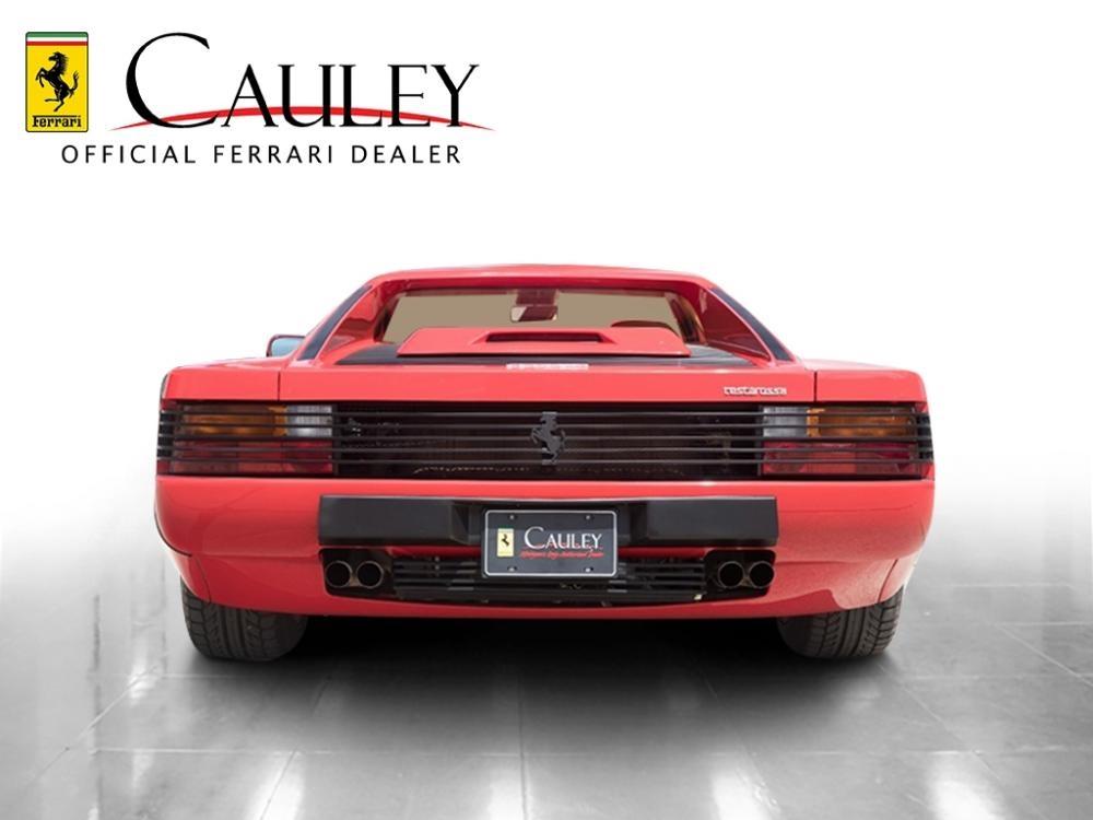 Used 1990 Ferrari Testarossa Used 1990 Ferrari Testarossa for sale Sold at Cauley Ferrari in West Bloomfield MI 7