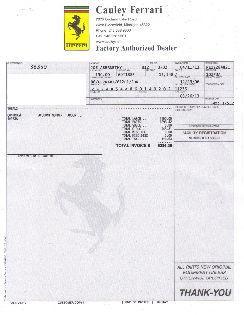 Used 2006 Ferrari 612 Scaglietti F1 Used 2006 Ferrari 612 Scaglietti F1 for sale Sold at Cauley Ferrari in West Bloomfield MI 51