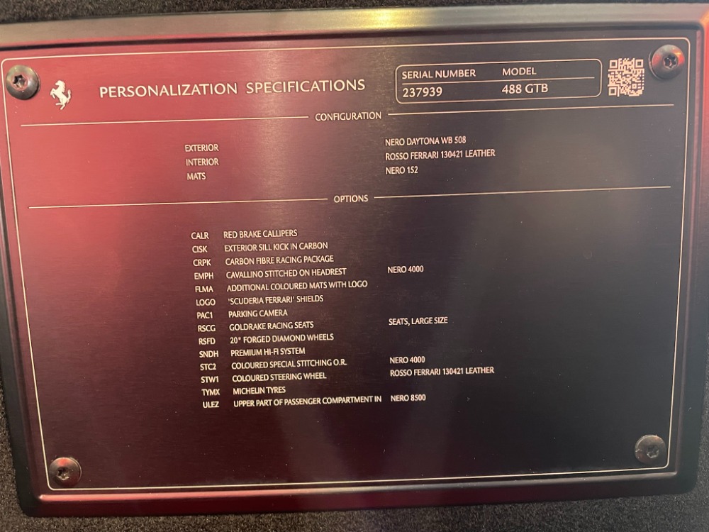 Used 2019 Ferrari 488 GTB Used 2019 Ferrari 488 GTB for sale Sold at Cauley Ferrari in West Bloomfield MI 81