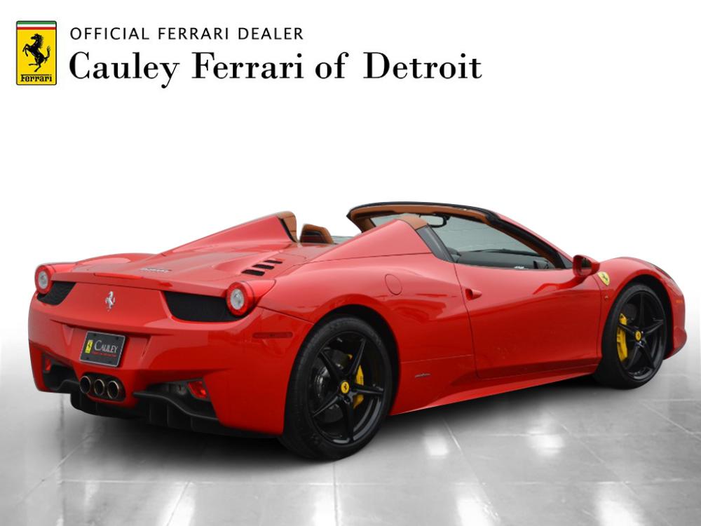 Used 2013 Ferrari 458 Spider Used 2013 Ferrari 458 Spider for sale Sold at Cauley Ferrari in West Bloomfield MI 6