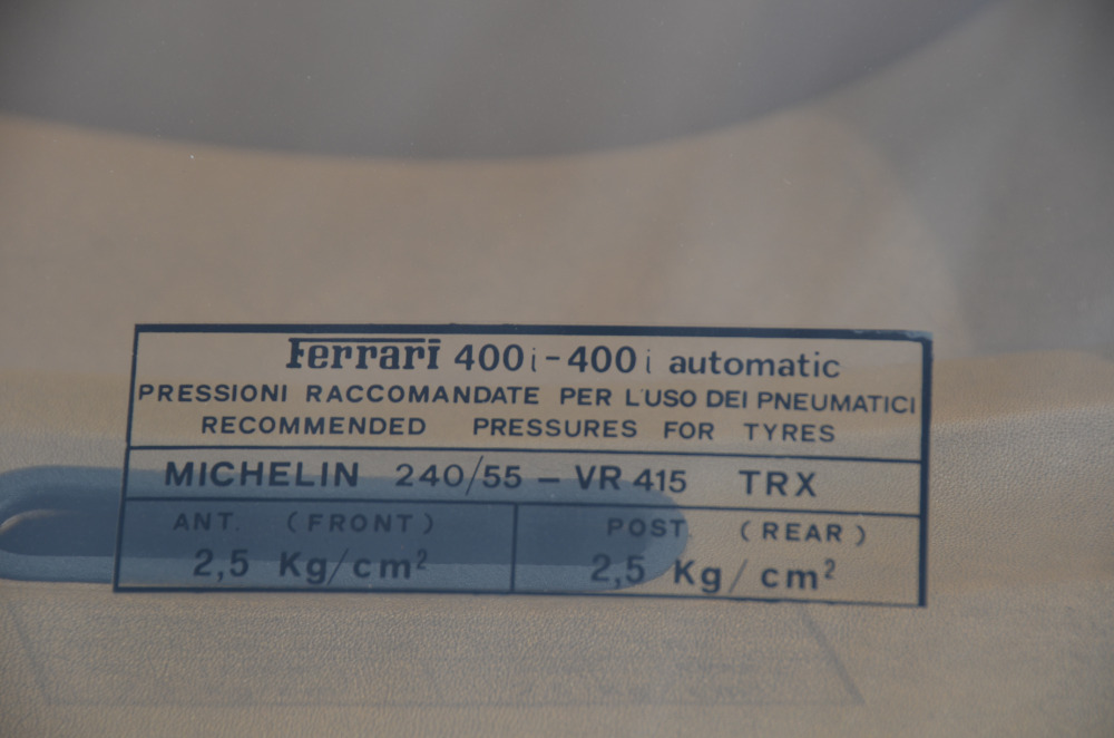 Used 1984 Ferrari 400i Used 1984 Ferrari 400i for sale Sold at Cauley Ferrari in West Bloomfield MI 59