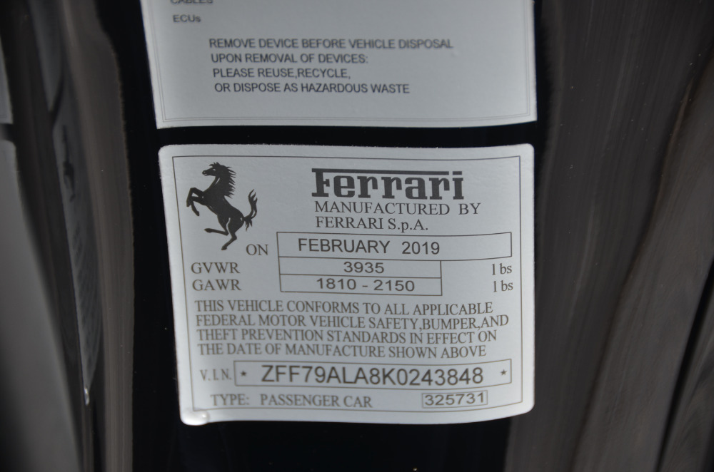 Used 2019 Ferrari 488 GTB Used 2019 Ferrari 488 GTB for sale Sold at Cauley Ferrari in West Bloomfield MI 68