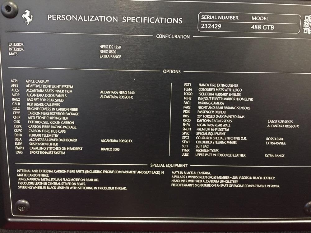 Used 2018 Ferrari 488 GTB Used 2018 Ferrari 488 GTB for sale Sold at Cauley Ferrari in West Bloomfield MI 81
