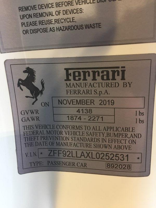 New 2020 Ferrari F8 Tributo New 2020 Ferrari F8 Tributo for sale Sold at Cauley Ferrari in West Bloomfield MI 100