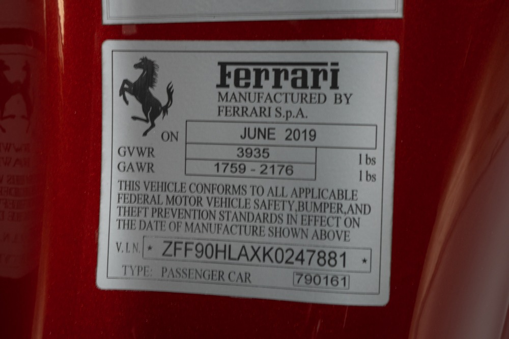 Used 2019 Ferrari 488 Pista Used 2019 Ferrari 488 Pista for sale Sold at Cauley Ferrari in West Bloomfield MI 92