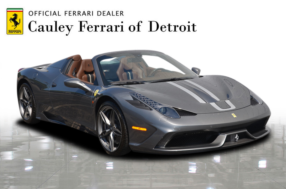 Used 2015 Ferrari 458 Speciale A convertible Used 2015 Ferrari 458 Speciale A convertible for sale Sold at Cauley Ferrari in West Bloomfield MI 4