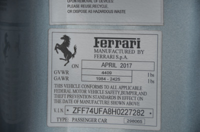 Used 2017 Ferrari F12berlinetta Used 2017 Ferrari F12berlinetta for sale $259,900 at Cauley Ferrari in West Bloomfield MI 89