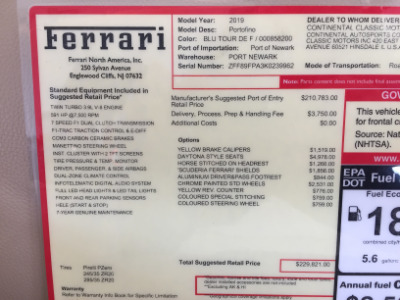 Used 2019 Ferrari Portofino Used 2019 Ferrari Portofino for sale Sold at Cauley Ferrari in West Bloomfield MI 83