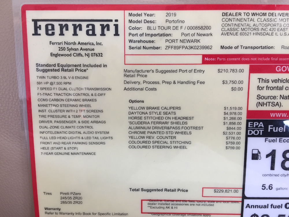 Used 2019 Ferrari Portofino Used 2019 Ferrari Portofino for sale Sold at Cauley Ferrari in West Bloomfield MI 83