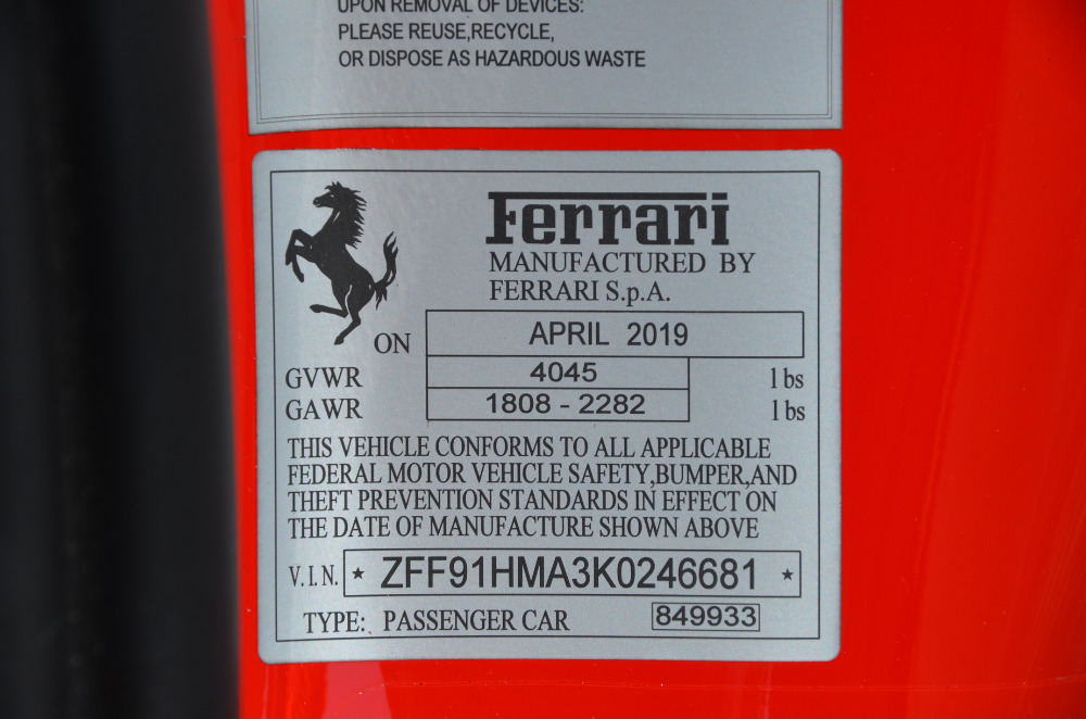 Used 2019 Ferrari 488 Pista Spider Used 2019 Ferrari 488 Pista Spider for sale Sold at Cauley Ferrari in West Bloomfield MI 85