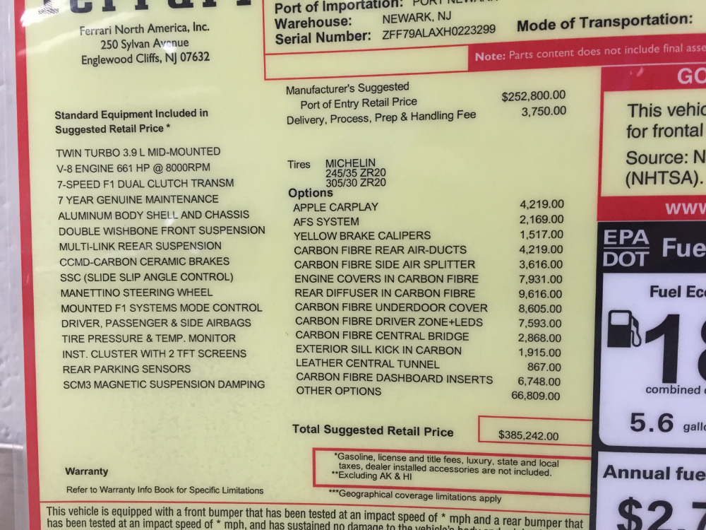 Used 2017 Ferrari 488 GTB Base Used 2017 Ferrari 488 GTB Base for sale Sold at Cauley Ferrari in West Bloomfield MI 85