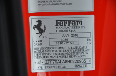 Used 2017 Ferrari 488 GTB Used 2017 Ferrari 488 GTB for sale Sold at Cauley Ferrari in West Bloomfield MI 88
