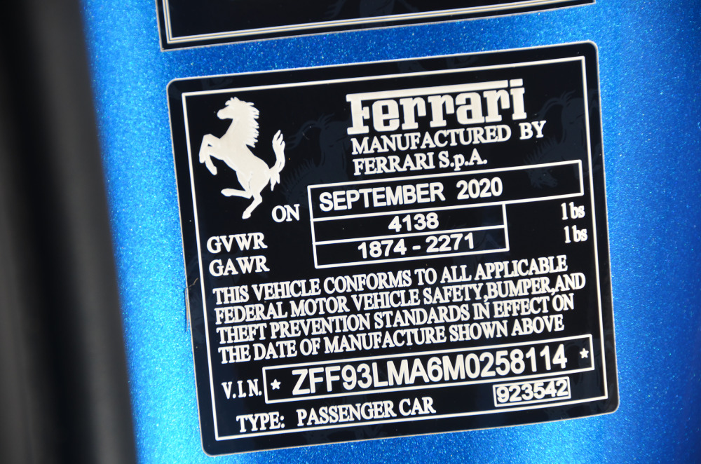 New 2021 Ferrari F8 Spider New 2021 Ferrari F8 Spider for sale Sold at Cauley Ferrari in West Bloomfield MI 91