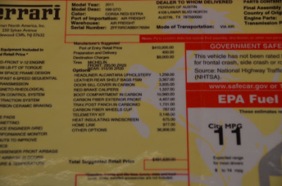 Used 2011 Ferrari 599 GTO Used 2011 Ferrari 599 GTO for sale Sold at Cauley Ferrari in West Bloomfield MI 89