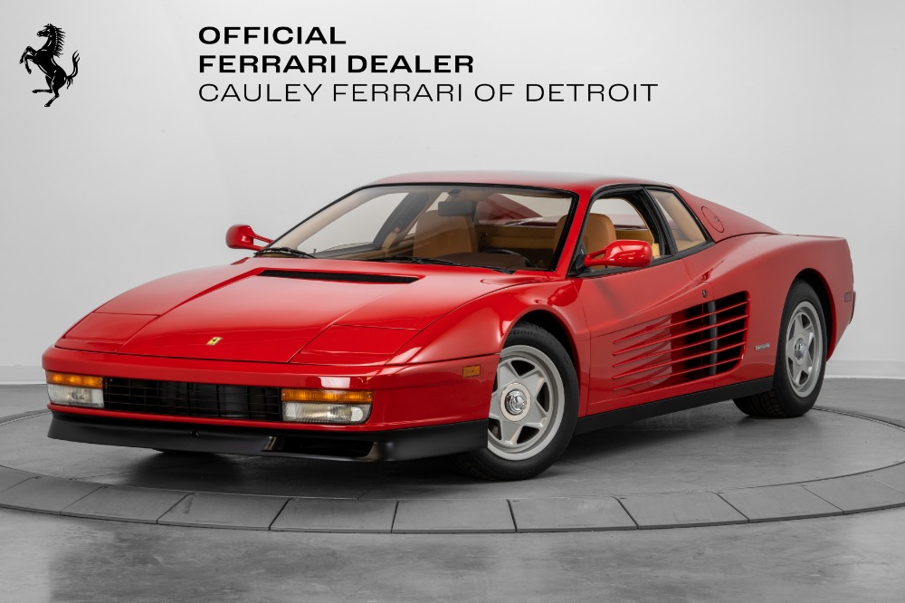 Used 1987 Ferrari Testarossa Used 1987 Ferrari Testarossa for sale Sold at Cauley Ferrari in West Bloomfield MI 1