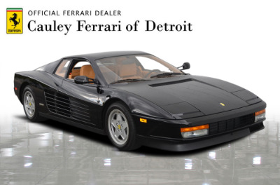 Used 1989 Ferrari Testarossa Used 1989 Ferrari Testarossa for sale $144,900 at Cauley Ferrari in West Bloomfield MI 4