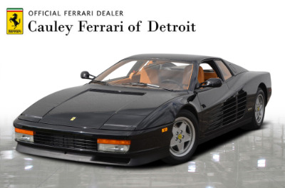 Used 1989 Ferrari Testarossa Used 1989 Ferrari Testarossa for sale $144,900 at Cauley Ferrari in West Bloomfield MI 1