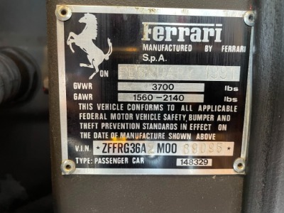 Used 1991 Ferrari 348 TS Used 1991 Ferrari 348 TS for sale Sold at Cauley Ferrari in West Bloomfield MI 89