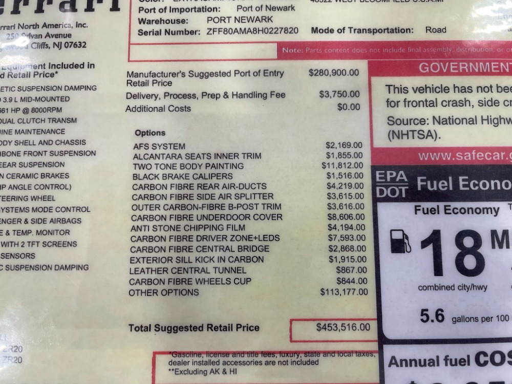 Used 2017 Ferrari 488 Spider Used 2017 Ferrari 488 Spider for sale Sold at Cauley Ferrari in West Bloomfield MI 101