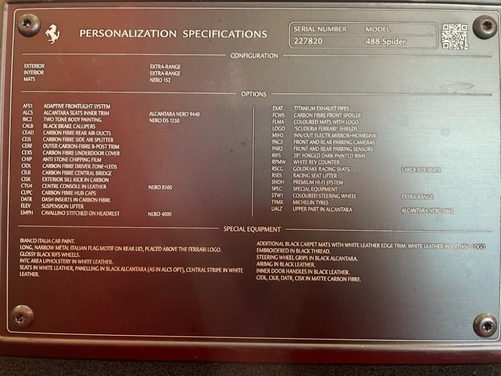 Used 2017 Ferrari 488 Spider Used 2017 Ferrari 488 Spider for sale Sold at Cauley Ferrari in West Bloomfield MI 99