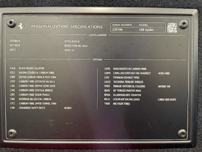 Used 2018 Ferrari 488 Spider Used 2018 Ferrari 488 Spider for sale $329,900 at Cauley Ferrari in West Bloomfield MI 94