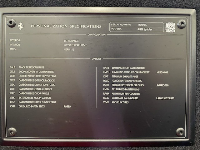 Used 2018 Ferrari 488 Spider Used 2018 Ferrari 488 Spider for sale Sold at Cauley Ferrari in West Bloomfield MI 94