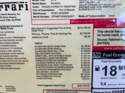 Used 2019 Ferrari Portofino Used 2019 Ferrari Portofino for sale Sold at Cauley Ferrari in West Bloomfield MI 91