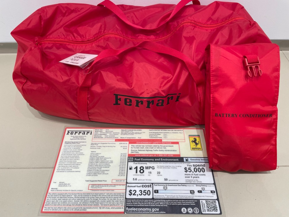 Used 2018 Ferrari 488 Spider Used 2018 Ferrari 488 Spider for sale Sold at Cauley Ferrari in West Bloomfield MI 91