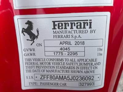 Used 2018 Ferrari 488 Spider Used 2018 Ferrari 488 Spider for sale $399,900 at Cauley Ferrari in West Bloomfield MI 92