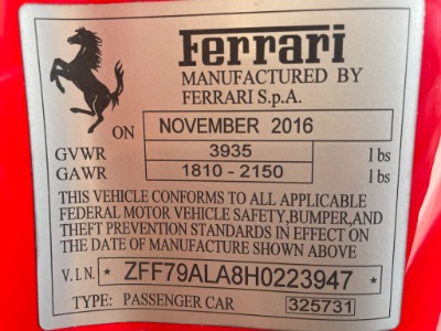 Used 2017 Ferrari 488 GTB Used 2017 Ferrari 488 GTB for sale $279,900 at Cauley Ferrari in West Bloomfield MI 81
