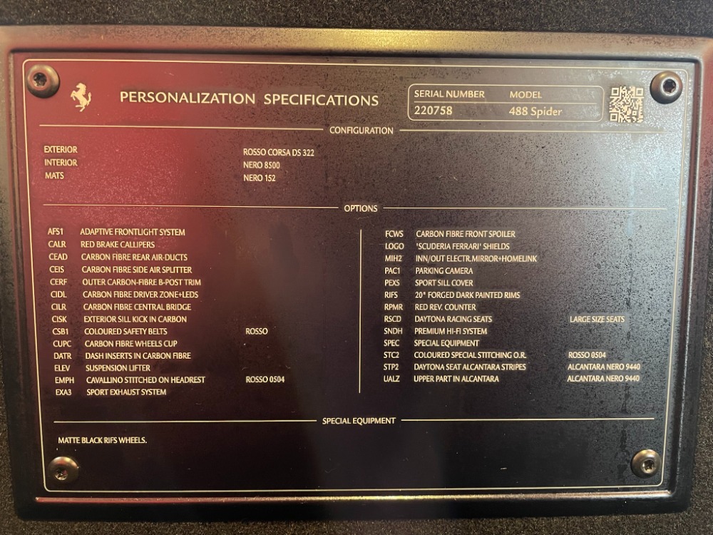 Used 2017 Ferrari 488 Spider Used 2017 Ferrari 488 Spider for sale Sold at Cauley Ferrari in West Bloomfield MI 90
