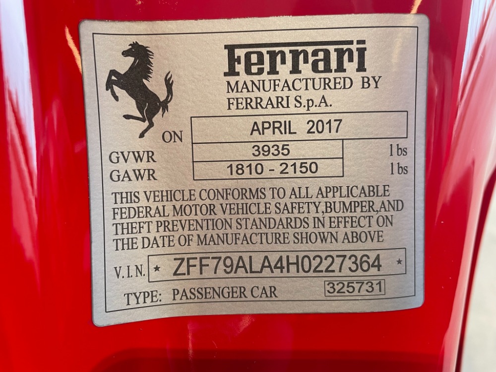 Used 2017 Ferrari 488 GTB Used 2017 Ferrari 488 GTB for sale Sold at Cauley Ferrari in West Bloomfield MI 94