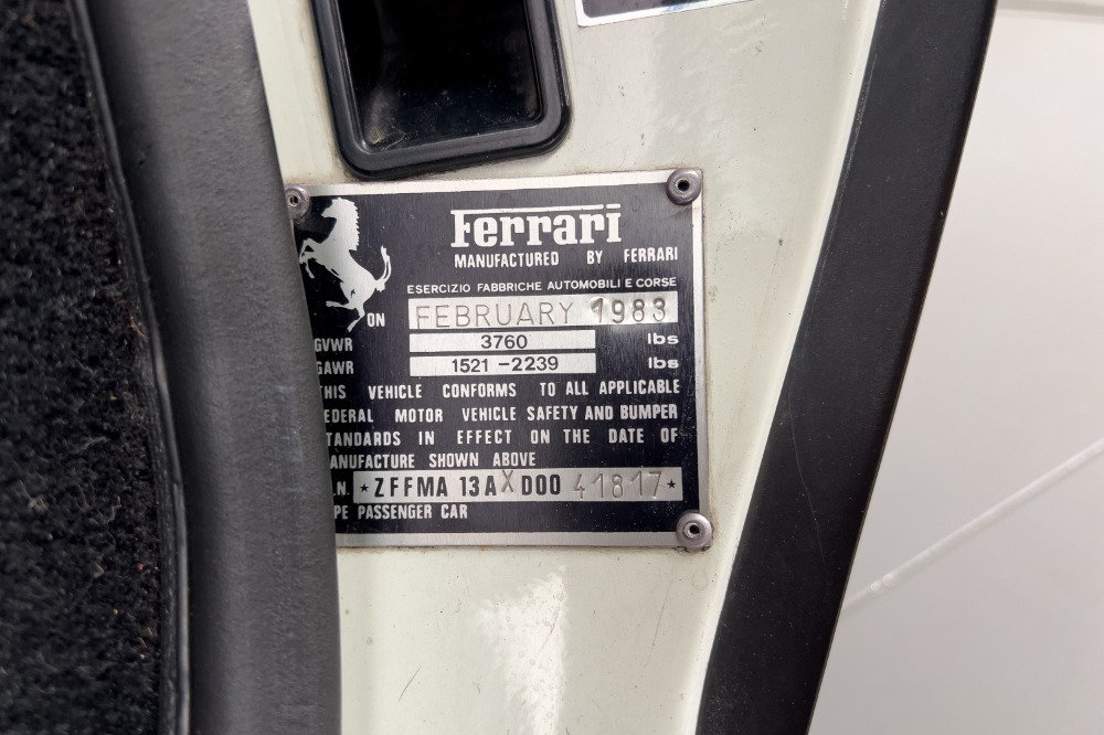Used 1984 Ferrari 308 GTS Quattrovalvole Used 1984 Ferrari 308 GTS Quattrovalvole for sale $124,900 at Cauley Ferrari in West Bloomfield MI 96