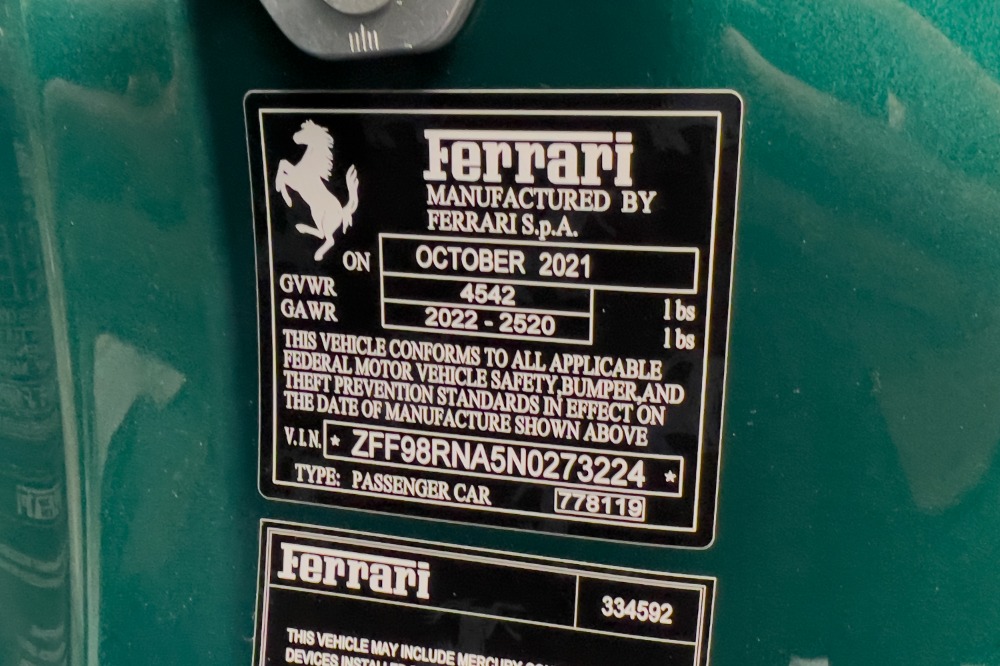 Used 2022 Ferrari Roma Used 2022 Ferrari Roma for sale Sold at Cauley Ferrari in West Bloomfield MI 95