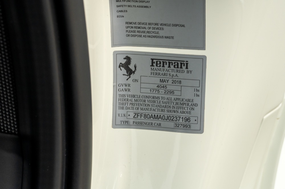 Used 2018 Ferrari 488 Spider Used 2018 Ferrari 488 Spider for sale Sold at Cauley Ferrari in West Bloomfield MI 98