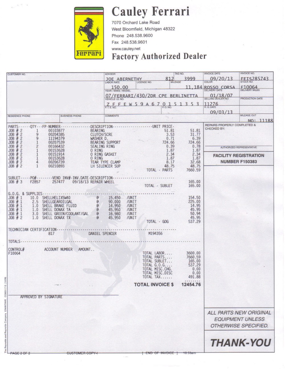 Used 2007 Ferrari F430 F1 Spider Used 2007 Ferrari F430 F1 Spider for sale Sold at Cauley Ferrari in West Bloomfield MI 44