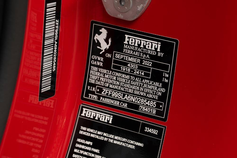 Used 2022 Ferrari 296 GTB Used 2022 Ferrari 296 GTB for sale $449,900 at Cauley Ferrari in West Bloomfield MI 95