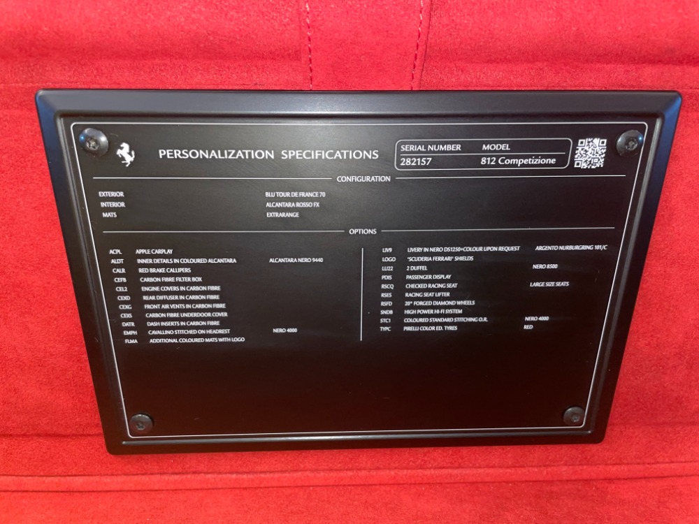 Used 2022 Ferrari 812 Competizione Used 2022 Ferrari 812 Competizione for sale Sold at Cauley Ferrari in West Bloomfield MI 62
