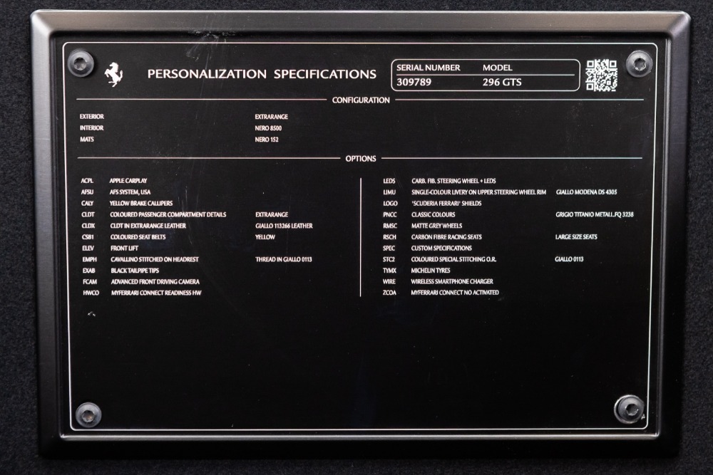 Used 2024 Ferrari 296 GTS Used 2024 Ferrari 296 GTS for sale Sold at Cauley Ferrari in West Bloomfield MI 91