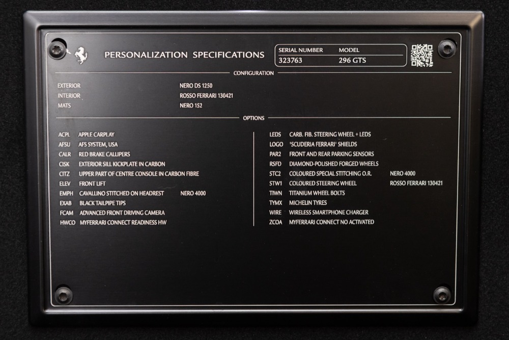 New 2025 Ferrari 296 GTS New 2025 Ferrari 296 GTS for sale Sold at Cauley Ferrari in West Bloomfield MI 94