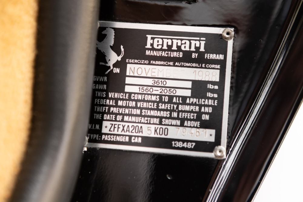 Used 1989 Ferrari 328 GTS Used 1989 Ferrari 328 GTS for sale $119,900 at Cauley Ferrari in West Bloomfield MI 90