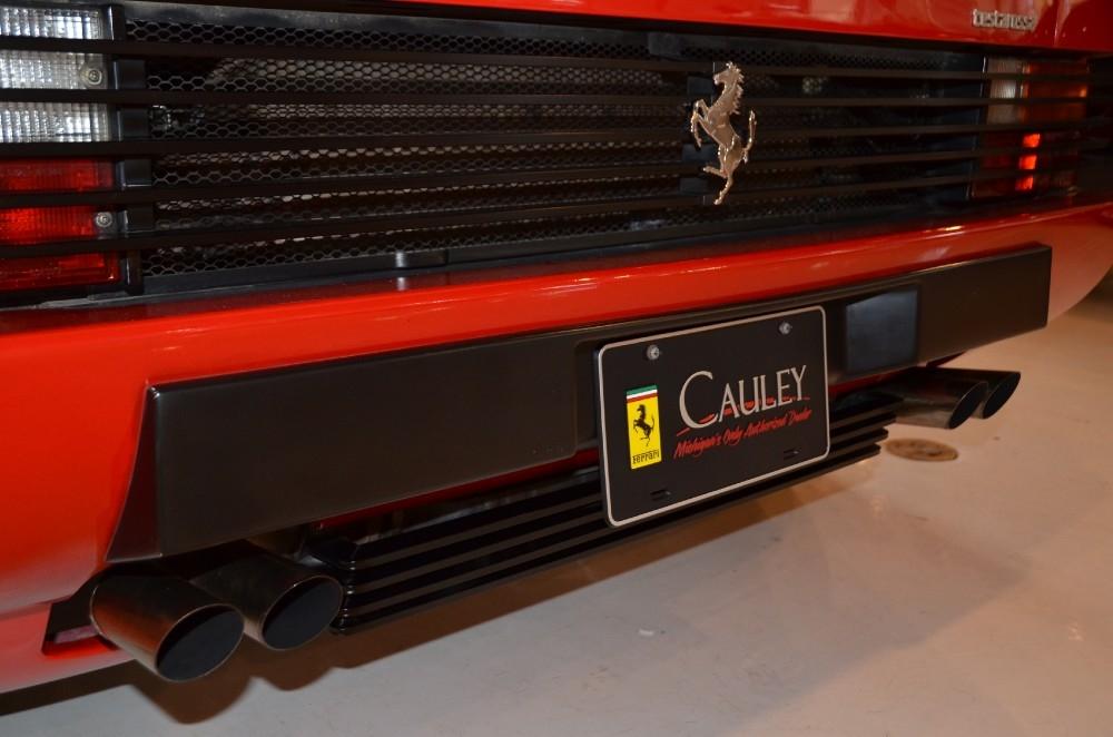 Used 1988 Ferrari Testarossa Used 1988 Ferrari Testarossa for sale Sold at Cauley Ferrari in West Bloomfield MI 17