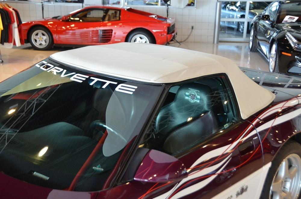Used 1995 Chevrolet Corvette Pace Car Used 1995 Chevrolet Corvette Pace Car for sale Sold at Cauley Ferrari in West Bloomfield MI 11