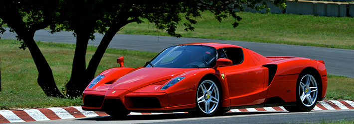 track day red ferrari